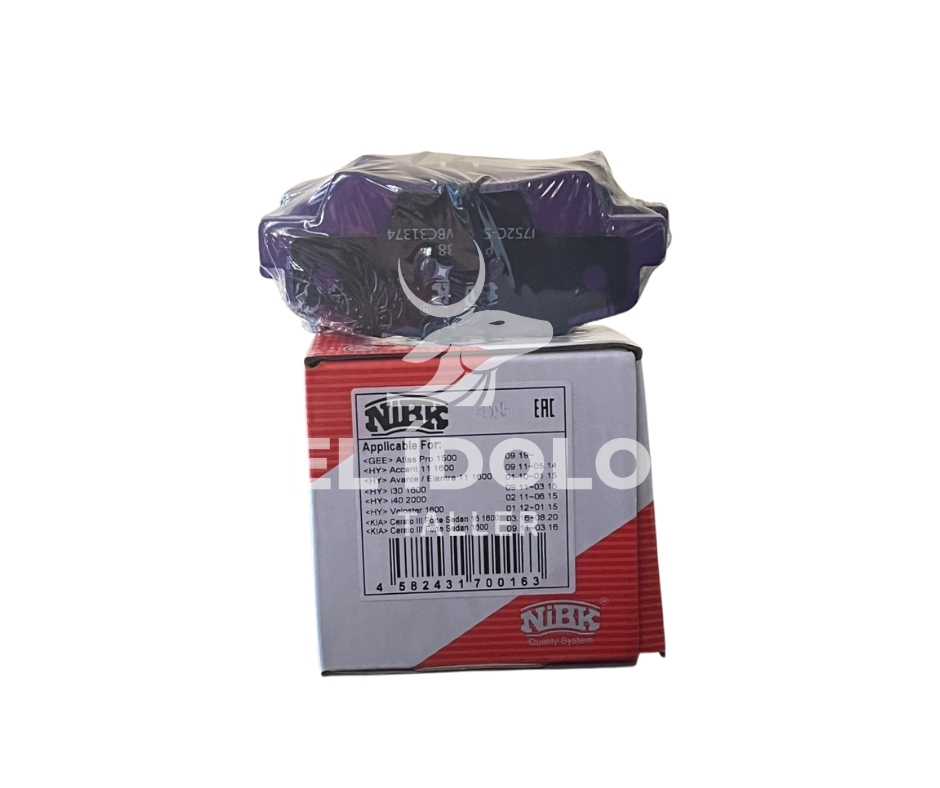 PASTILLA FRENO POST  KCG1.5 2022 SSANGYONG  - JGO 4 UND