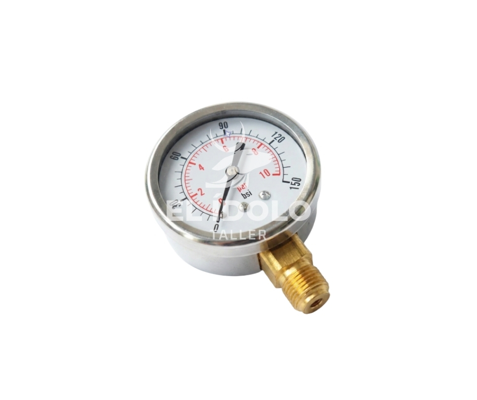 MANOMETRO DE 2.5 PULG 0-1500 PSI - UNIDAD