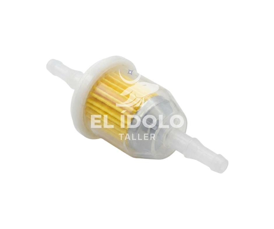 FILTRO GASOLINA UNIVERSAL (PLASTICO) - unidad